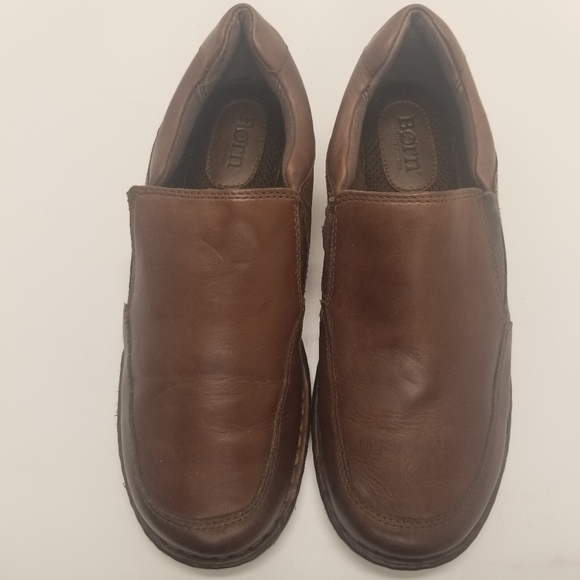 Born Kaylin Womans Size 8.5M Brown Leather Loafer Casual Slip On - Picture 12 of 12